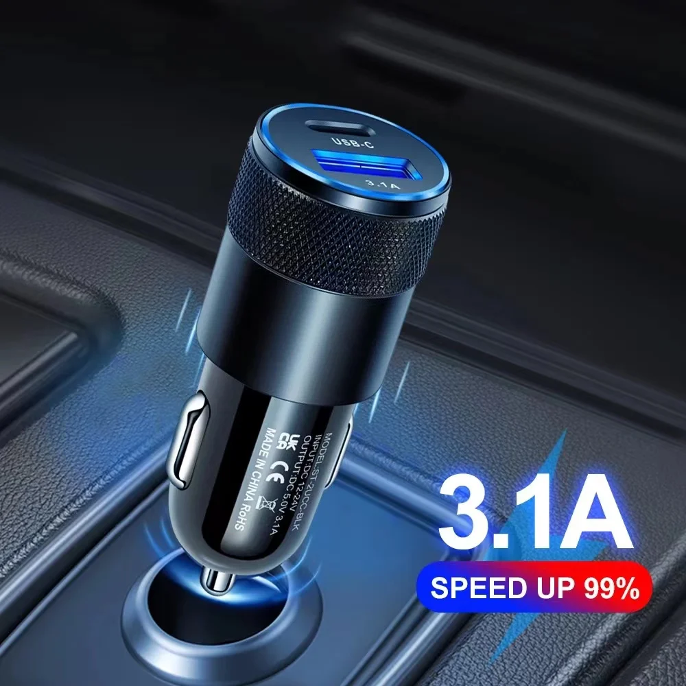 Youjia 3.1A USB Car Charger 
