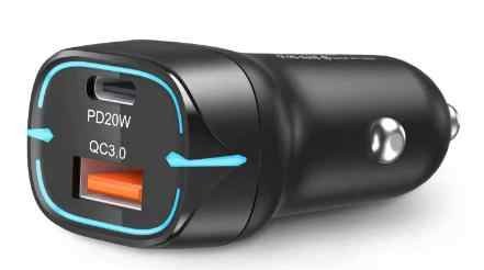 Youjia Knight PD36W+QC3.0car Charger