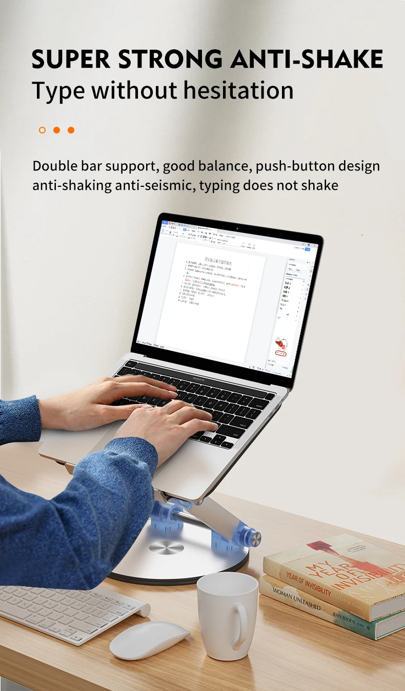 Youjia Rotating button laptop stand